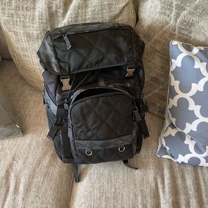 PRADA Quilted Tessuto Impunture Backpack
